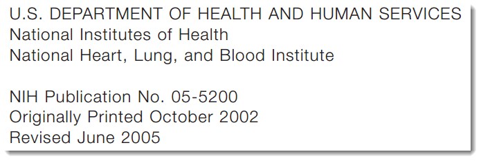 NIH publication report number